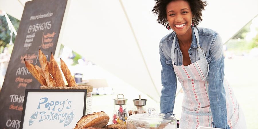 bigstock-Female-Bakery-Stall-Holder-At-87399380
